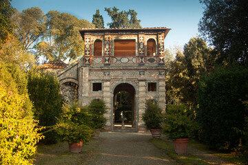 Italia, Toscana, Lucca, Marlia la villa Reale e il parco. La Grotta