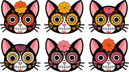 Fototapeta premium set of cats