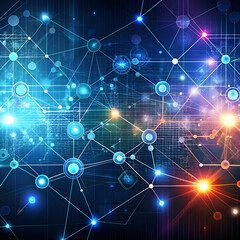 Obraz premium abstract technology background science