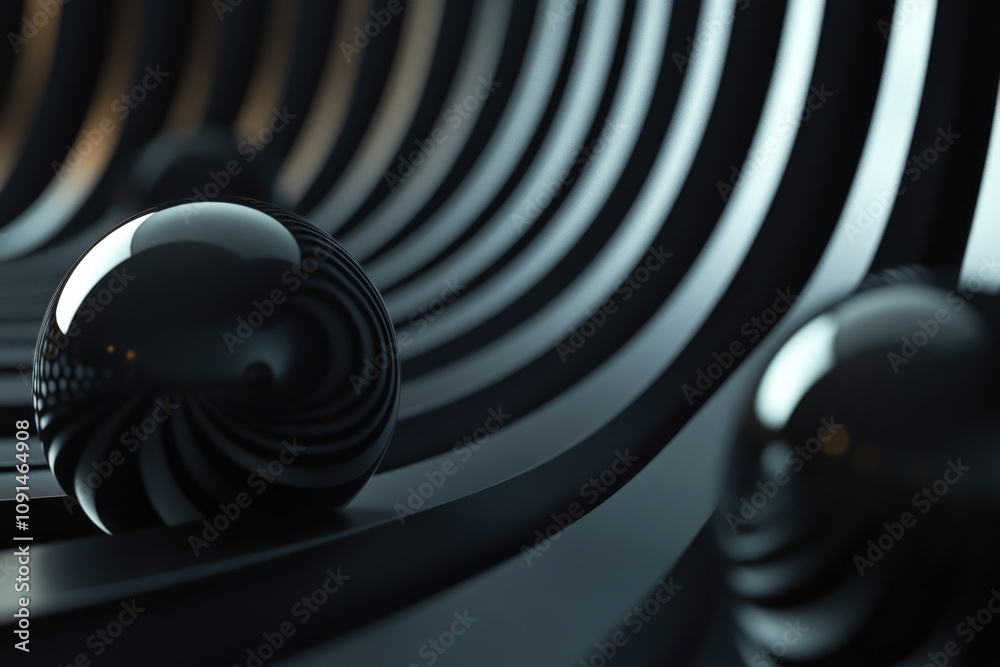 Aufkleber A close-up shot of a metal object on a table, suitable for use in business or technology contexts
