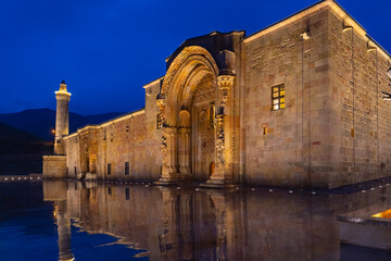 Renovated Divrigi Ulu Mosque Drone Photo, Divrigi Sivas, Turkiye (Turkey)