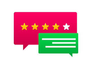 Comments chat bubble vector illustration 
