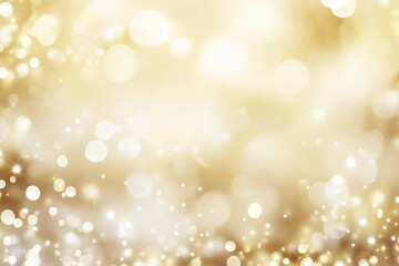 Obraz premium A bright and colorful image featuring a gold and white background lit up by multiple lights