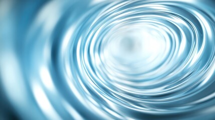 Engaging image showcasing a dynamic and energetic blue swirling spiral, evoking a sense of movement, depth, and endless possibilities in a fluid abstract form.