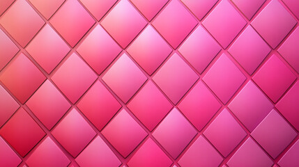 Obraz premium Vibrant pink diamond pattern creates a modern and stylish backdrop for design purposes