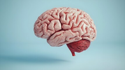 Human Brain Anatomy Illustration