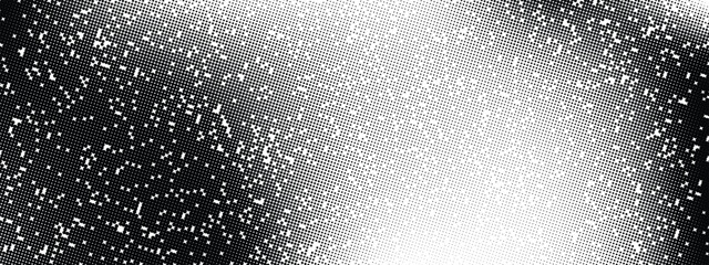 Obraz premium Distressed black noise texture. Grain particles bg. Gritty texture sand. Subtle halftone vector texture overlay. Monochrome abstract splattered background. Vector illustration.