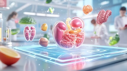 Human Organs Hologram