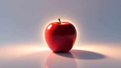 Many ripe juicy red apples covered with water drops as background