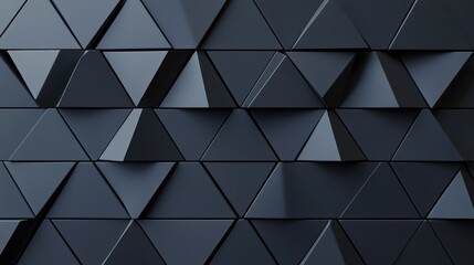 Fototapeta premium Abstract 3D Triangle Pattern Background