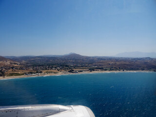 Gr&egrave;ce, la Cr&egrave;te, atterrissage &agrave; H&eacute;raklion 