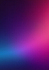 Blurred color gradient purple pink blue grainy color gradient background dark abstract, vertical background, copy space