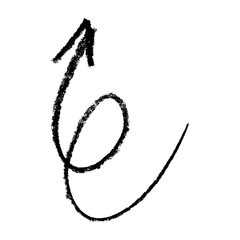 Doodle emphasis arrow icon set. Design quirky twist zigzag line, spring coil, curve wave. Flat vector illustration isolated on white background