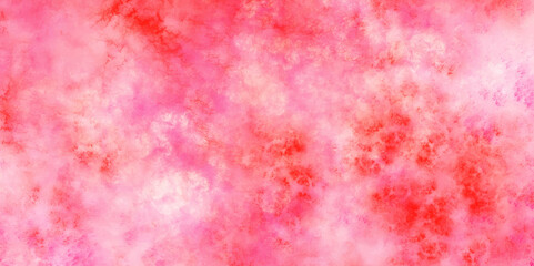 Obraz premium Beautiful abstract color pink texture background on white surface. Grunge and textured banner with free copy space. Modern Red Pink Watercolor Grunge shades background with beautiful natural clouds. 