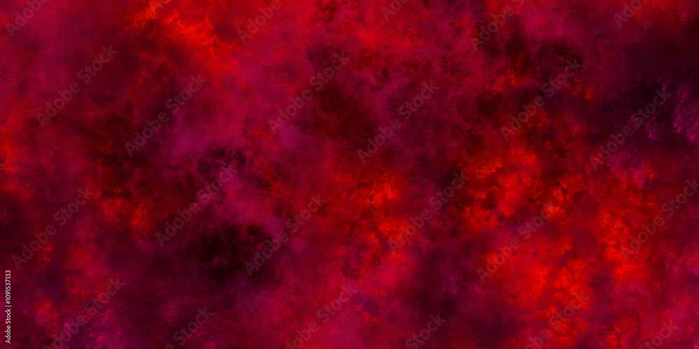 Poster abstract black and red fantasy watercolor background. .freeze motion of red color fire particles spl