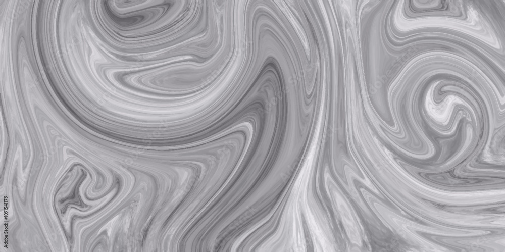 Poster abstract gray black and white marble ink pattern background. grey and white abstract of a swirling e