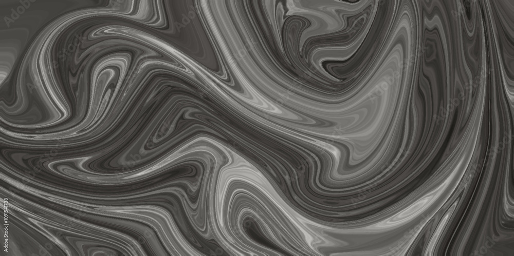Poster abstract gray black and white marble ink pattern background. grey and white abstract of a swirling e