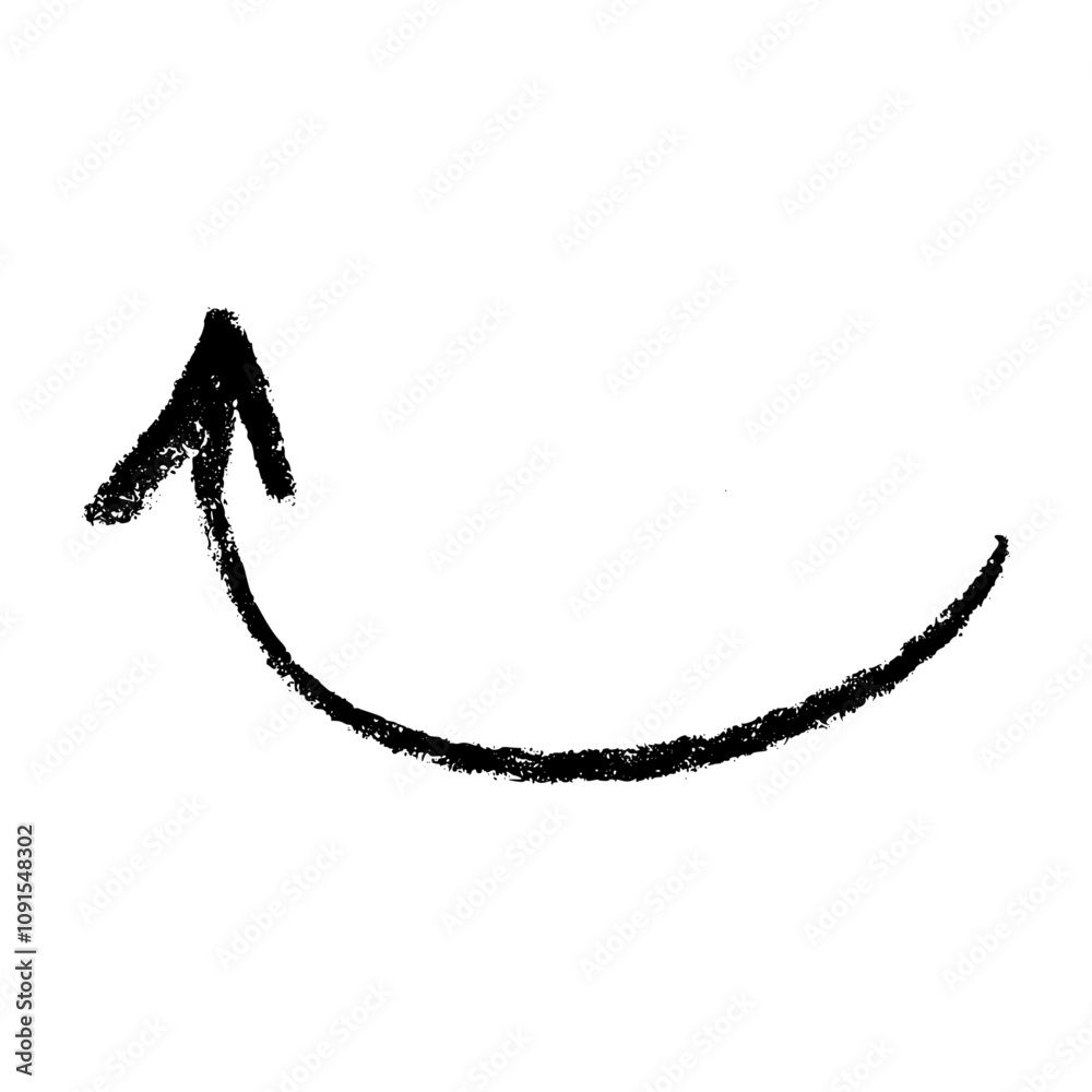 Wall mural doodle emphasis arrow icon set. design quirky twist zigzag line, spring coil, curve wave. flat vecto