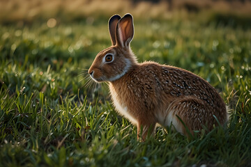 Fototapeta premium The Wonderful World of Rabbits: Nature’s Gentle Creatures