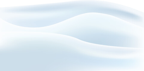 Snowdrifts isolated on transparent, png. Snow landscape decoration, frozen hills. Empty snow banks field. © 151115