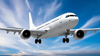 Obraz premium World Civil Aviation Day, An Airplane Flying, Generative Ai