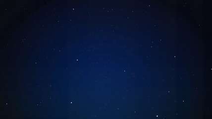 Fototapeta premium Starry blue night sky with cosmic elements
