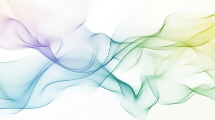 Modern abstract gradient backgrounds with soft waves in various colors