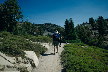 Fototapeta premium Lassen Volcanic National Park in usa