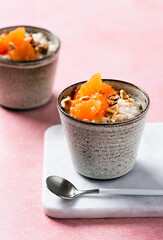 Wholegrain oatmeal porridge