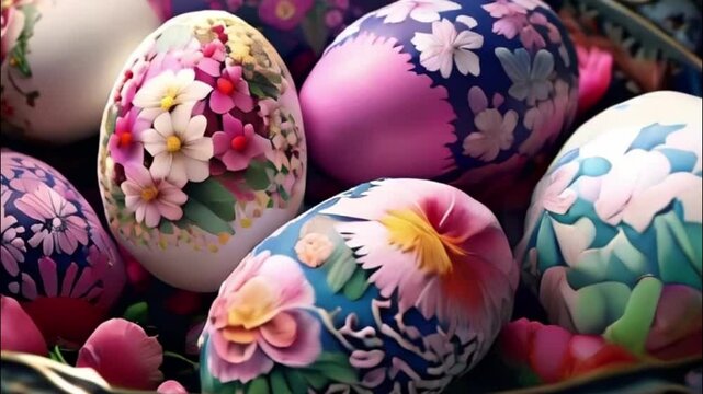 Beautiful festive composition for happy traditional holiday Easter