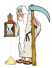 Father time says don't wait, time is running out fast.