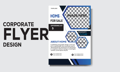 corporate sale flyer design template. flayer design.