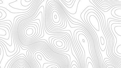 Fototapeta premium Topography and geography map grid abstract backdrop. topographic map. Geographic contour map. Abstract outline grid. vector illustration