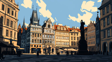 old town hall in pragues