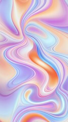 Obraz premium Colorful Abstract Swirl Pattern with Soft Pastels and Fluid Curves