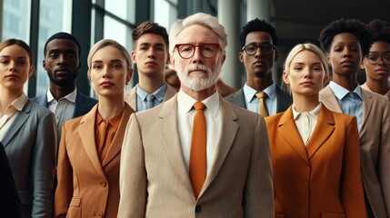 Fototapeta premium Diversity And Inclusion. Business Employment Leadership