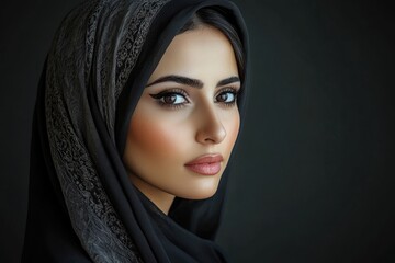 Naklejka premium arabic women portrait
