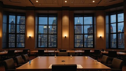 Business meeting room
