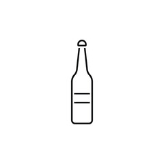 Black Striped Bottle Icon Design