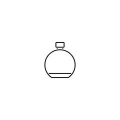 Obraz premium Black Striped Bottle Icon Design