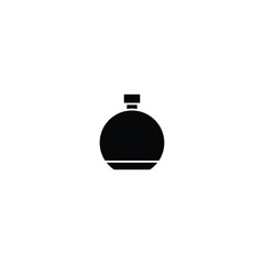 Obraz premium Black Striped Bottle Icon Design