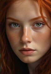 Fototapeta premium close up portrait of a woman