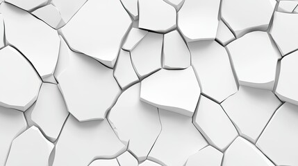 White cracked paint on a seamless wall texture in high resolution, showcasing a monochrome design in hyperrealistic detail SEAMLESS PATTERN
