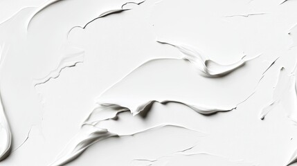 White cracked paint on a seamless wall texture in high resolution, showcasing a monochrome design in hyperrealistic detail SEAMLESS PATTERN