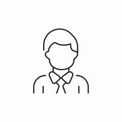 office worker employee icon sign vector