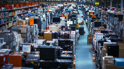 CPU computer central processing unit on circuit board background. US vs China chip war or tech war, semiconductor industrial competition concept. US restrict and control chip export to China.