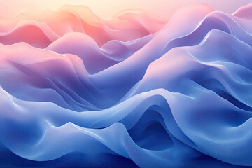 Obraz premium Abstract Colorful Fabric Waves