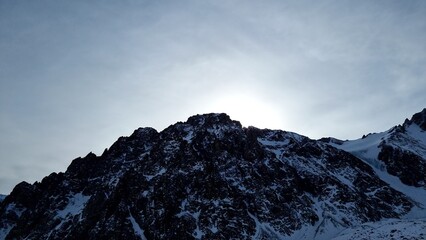 beautiful view of the mountains
