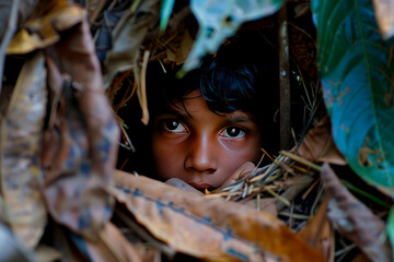 A young Indian boy cherishes privacy, building secret hideouts in the woods where he can explore and play without the watchful eyes of grown-ups