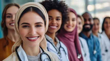 Diverse Group of People in Varied Colors, Illustrate the complexities of healthcare delivery in a multi-lingual and multi-cultural environment